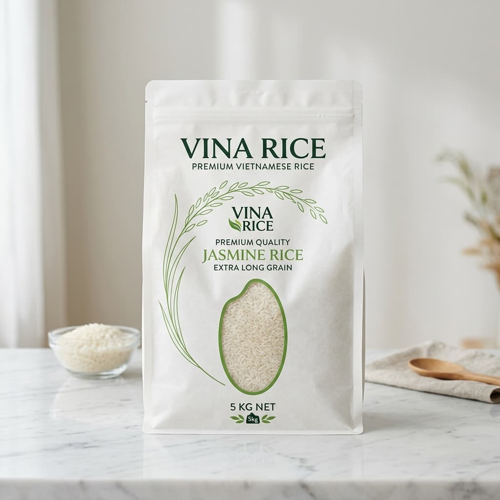 Bao bì đóng gói gạo sạch chất lượng cao bảo quản tốt